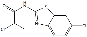 2-chloro-N-(6-chloro-1,3-benzothiazol-2-yl)propanamide
