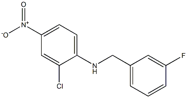 2-chloro-N-[(3-fluorophenyl)methyl]-4-nitroaniline