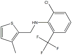 2-chloro-N-[(3-methylthiophen-2-yl)methyl]-6-(trifluoromethyl)aniline