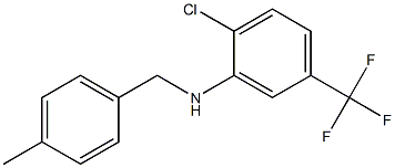 2-chloro-N-[(4-methylphenyl)methyl]-5-(trifluoromethyl)aniline
