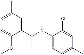 2-chloro-N-[1-(2-methoxy-5-methylphenyl)ethyl]-4-methylaniline
