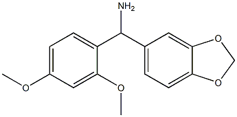 2H-1,3-benzodioxol-5-yl(2,4-dimethoxyphenyl)methanamine