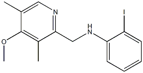 2-iodo-N-[(4-methoxy-3,5-dimethylpyridin-2-yl)methyl]aniline