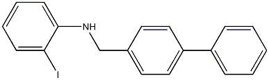 2-iodo-N-[(4-phenylphenyl)methyl]aniline