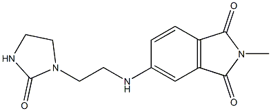 2-methyl-5-{[2-(2-oxoimidazolidin-1-yl)ethyl]amino}-2,3-dihydro-1H-isoindole-1,3-dione