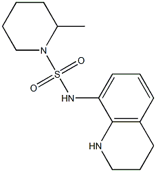 2-methyl-N-(1,2,3,4-tetrahydroquinolin-8-yl)piperidine-1-sulfonamide