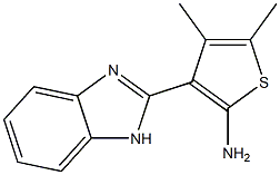 3-(1H-1,3-benzodiazol-2-yl)-4,5-dimethylthiophen-2-amine Structure