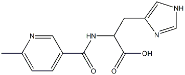 3-(1H-imidazol-4-yl)-2-{[(6-methylpyridin-3-yl)carbonyl]amino}propanoic acid
