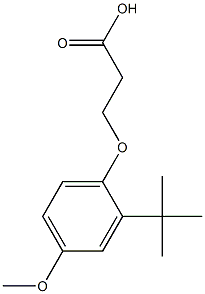 3-(2-tert-butyl-4-methoxyphenoxy)propanoic acid