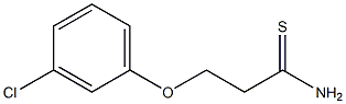 3-(3-chlorophenoxy)propanethioamide