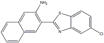 3-(5-chloro-1,3-benzothiazol-2-yl)naphthalen-2-amine