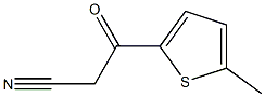 3-(5-methylthien-2-yl)-3-oxopropanenitrile Structure
