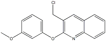 3-(chloromethyl)-2-(3-methoxyphenoxy)quinoline
