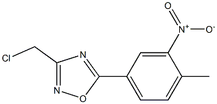 3-(chloromethyl)-5-(4-methyl-3-nitrophenyl)-1,2,4-oxadiazole