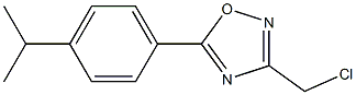 3-(chloromethyl)-5-[4-(propan-2-yl)phenyl]-1,2,4-oxadiazole