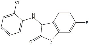 3-[(2-chlorophenyl)amino]-6-fluoro-2,3-dihydro-1H-indol-2-one