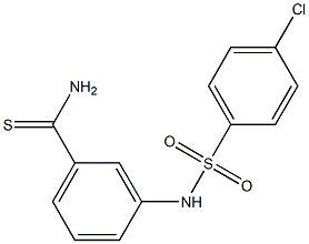 3-[(4-chlorobenzene)sulfonamido]benzene-1-carbothioamide