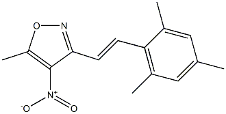 3-[(E)-2-mesitylvinyl]-5-methyl-4-nitroisoxazole