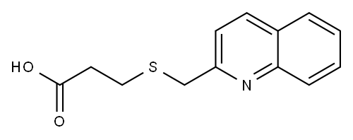 3-[(quinolin-2-ylmethyl)sulfanyl]propanoic acid