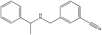 3-{[(1-phenylethyl)amino]methyl}benzonitrile