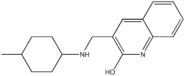 3-{[(4-methylcyclohexyl)amino]methyl}quinolin-2-ol