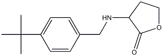3-{[(4-tert-butylphenyl)methyl]amino}oxolan-2-one Struktur