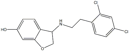 3-{[2-(2,4-dichlorophenyl)ethyl]amino}-2,3-dihydro-1-benzofuran-6-ol