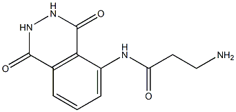 3-amino-N-(1,4-dioxo-1,2,3,4-tetrahydrophthalazin-5-yl)propanamide 结构式