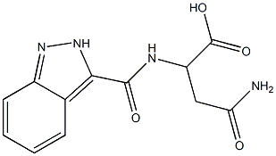 3-carbamoyl-2-(2H-indazol-3-ylformamido)propanoic acid