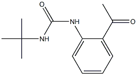 3-tert-butyl-1-(2-acetylphenyl)urea Struktur