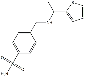 4-({[1-(thiophen-2-yl)ethyl]amino}methyl)benzene-1-sulfonamide