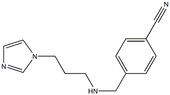 4-({[3-(1H-imidazol-1-yl)propyl]amino}methyl)benzonitrile