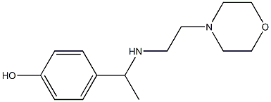 4-(1-{[2-(morpholin-4-yl)ethyl]amino}ethyl)phenol