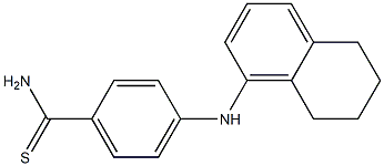 4-(5,6,7,8-tetrahydronaphthalen-1-ylamino)benzene-1-carbothioamide