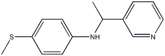 4-(methylsulfanyl)-N-[1-(pyridin-3-yl)ethyl]aniline