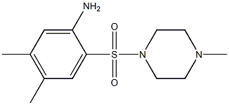 4,5-dimethyl-2-[(4-methylpiperazine-1-)sulfonyl]aniline
