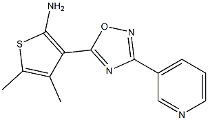 4,5-dimethyl-3-[3-(pyridin-3-yl)-1,2,4-oxadiazol-5-yl]thiophen-2-amine