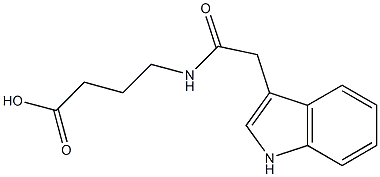 4-[(1H-indol-3-ylacetyl)amino]butanoic acid