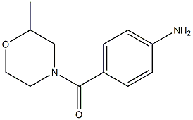 4-[(2-methylmorpholin-4-yl)carbonyl]aniline Structure