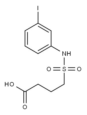 4-[(3-iodophenyl)sulfamoyl]butanoic acid