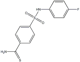 4-[(4-fluorophenyl)sulfamoyl]benzene-1-carbothioamide
