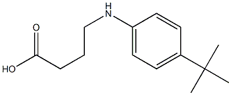 4-[(4-tert-butylphenyl)amino]butanoic acid Struktur