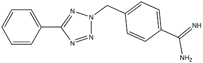 4-[(5-phenyl-2H-1,2,3,4-tetrazol-2-yl)methyl]benzene-1-carboximidamide