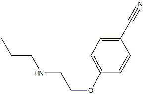 4-[2-(propylamino)ethoxy]benzonitrile