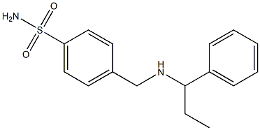 4-{[(1-phenylpropyl)amino]methyl}benzene-1-sulfonamide