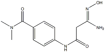 4-{[(3Z)-3-amino-3-(hydroxyimino)propanoyl]amino}-N,N-dimethylbenzamide