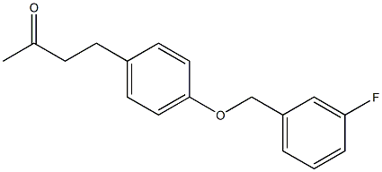 4-{4-[(3-fluorophenyl)methoxy]phenyl}butan-2-one