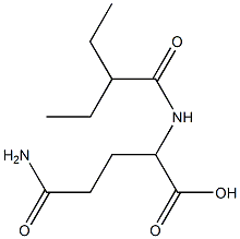 4-carbamoyl-2-(2-ethylbutanamido)butanoic acid