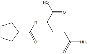4-carbamoyl-2-(cyclopentylformamido)butanoic acid