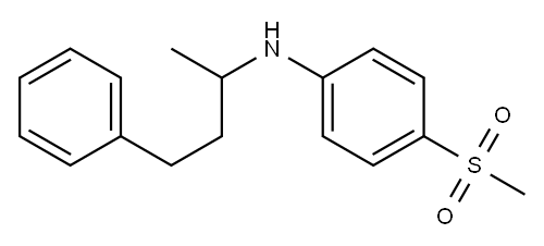4-methanesulfonyl-N-(4-phenylbutan-2-yl)aniline